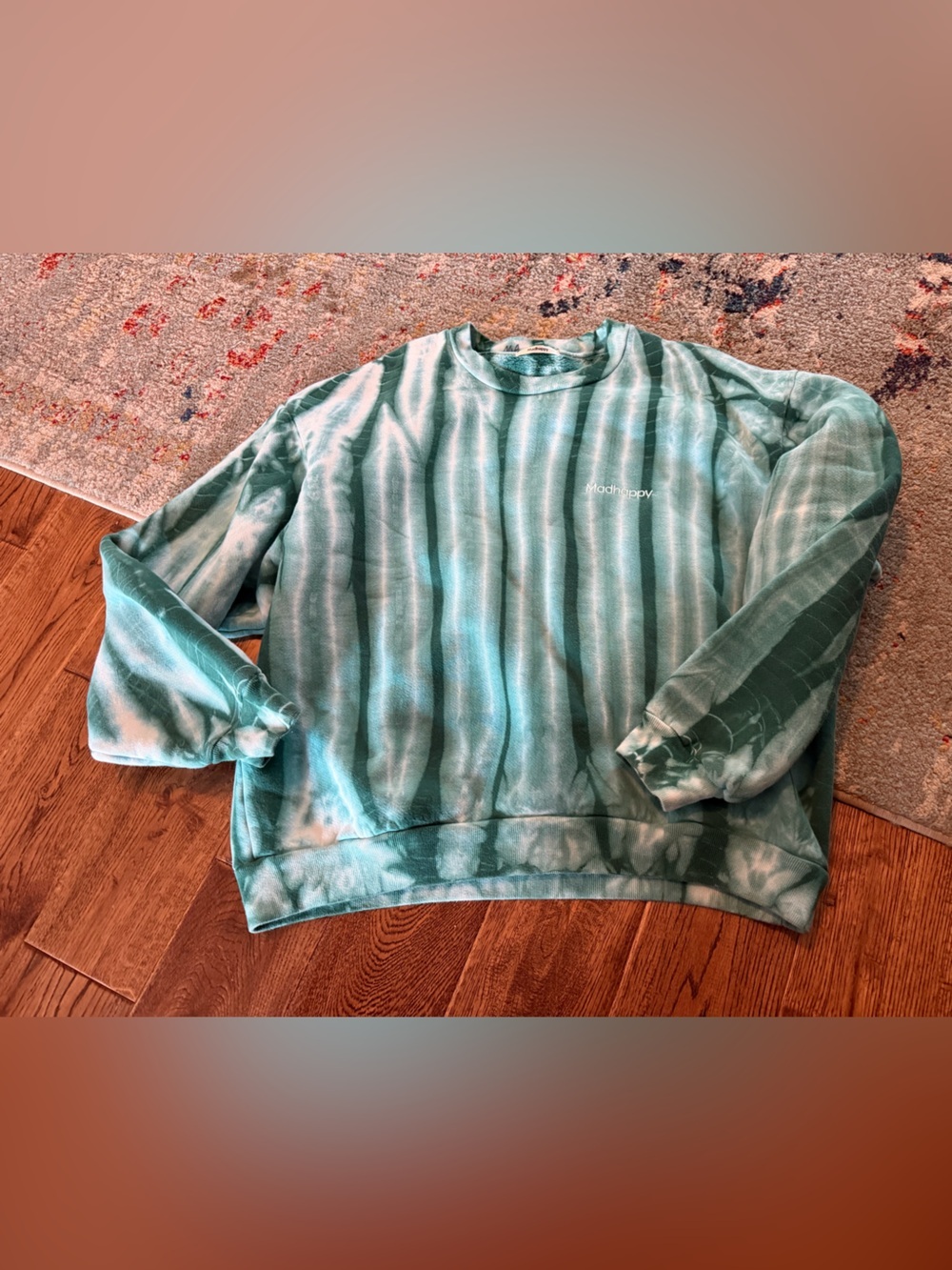 Madhappy Limited Heritage Crewneck Seagrass Small please note name in neck